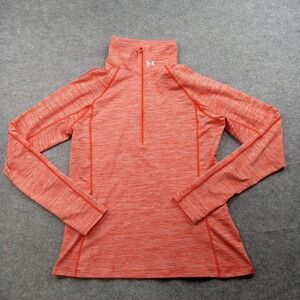 Under Armour Sweater Womens XL ColdGear Half Zip Athletic Fitted Sweatshirt